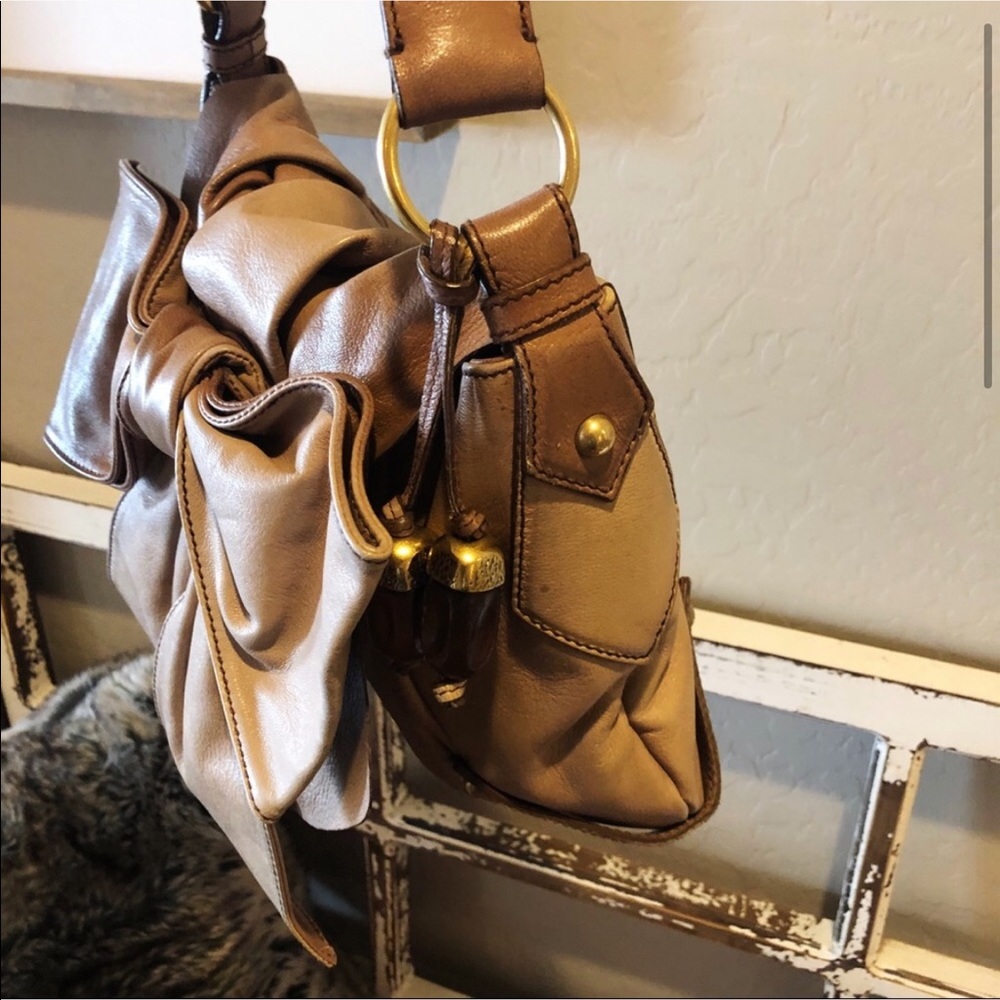 SOLD Yves Saint Laurent Bow Shoulder Bag - Picture 4 of 6